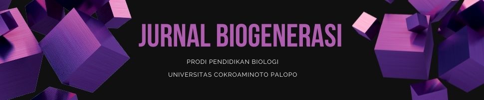 Jurnal biogenerasi, Jurnal pendidikan biologi, Jurnal biologi, 